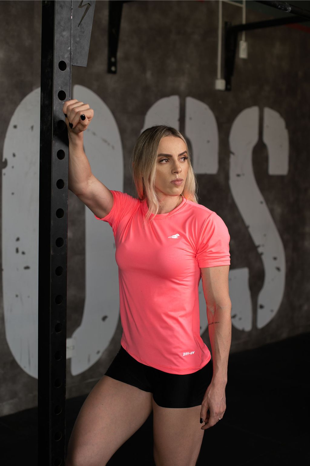 DRY FIT FEMININA ROSA NEON